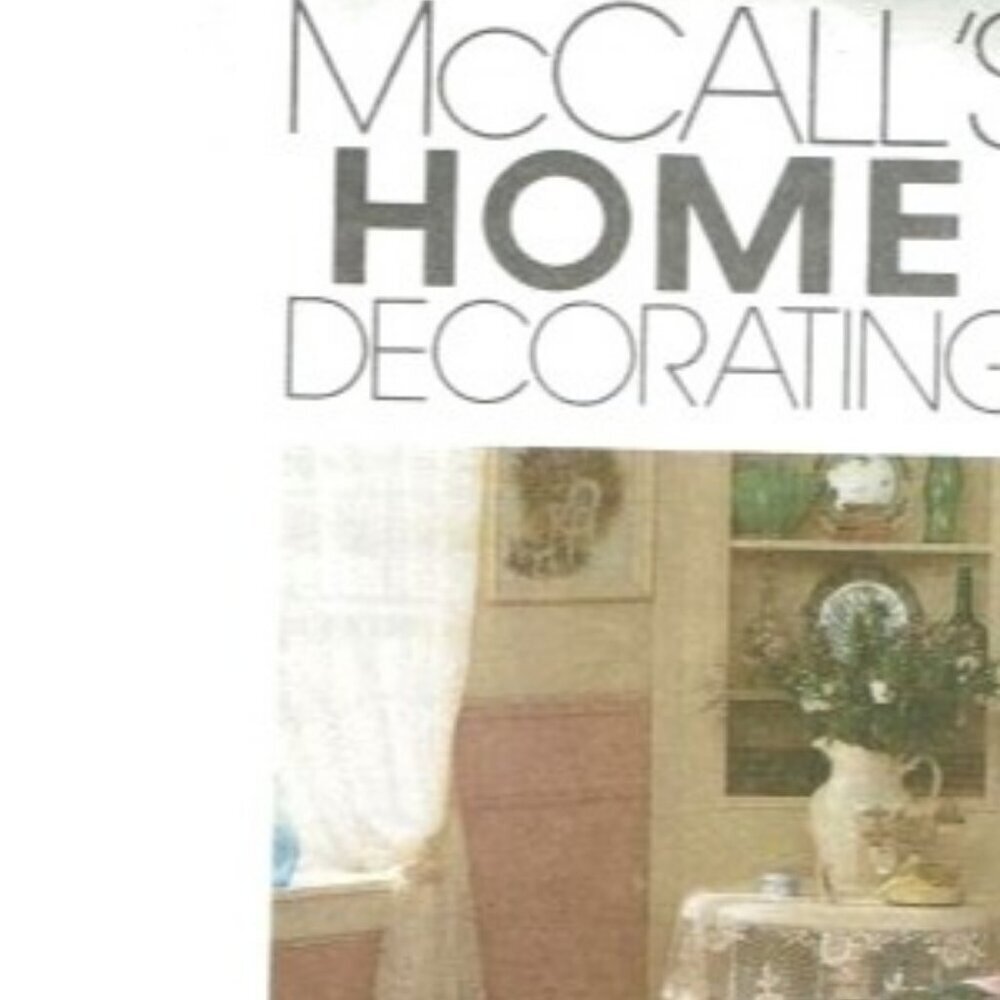 McCall's Sewing Pattern 7164 Biscuit Quilt Pillow Shams Dust‎ Ruffle